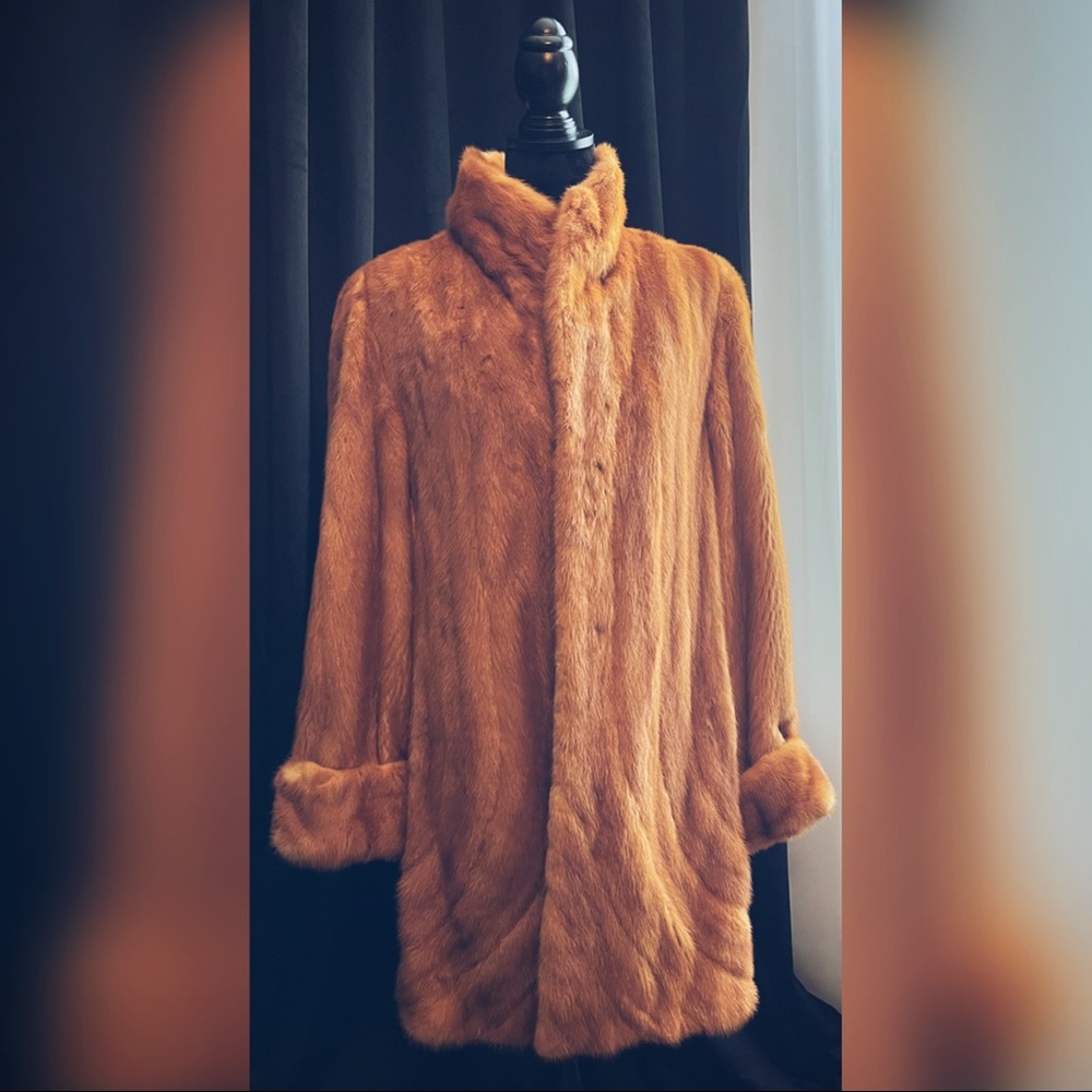Fur Coat 100% Real Mink Fur Coat Fur